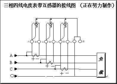 电表接线图_配电箱互感器电流表电压表怎么接线
