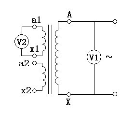 电压表法试验接线图