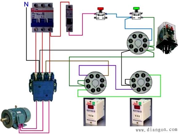 电工基础知识-常见电动机控制电路图_电动机控