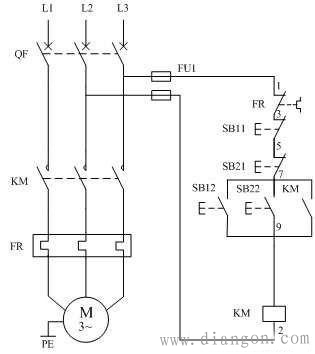 最基本的电动机电气二次控制回路图解 - 电动机